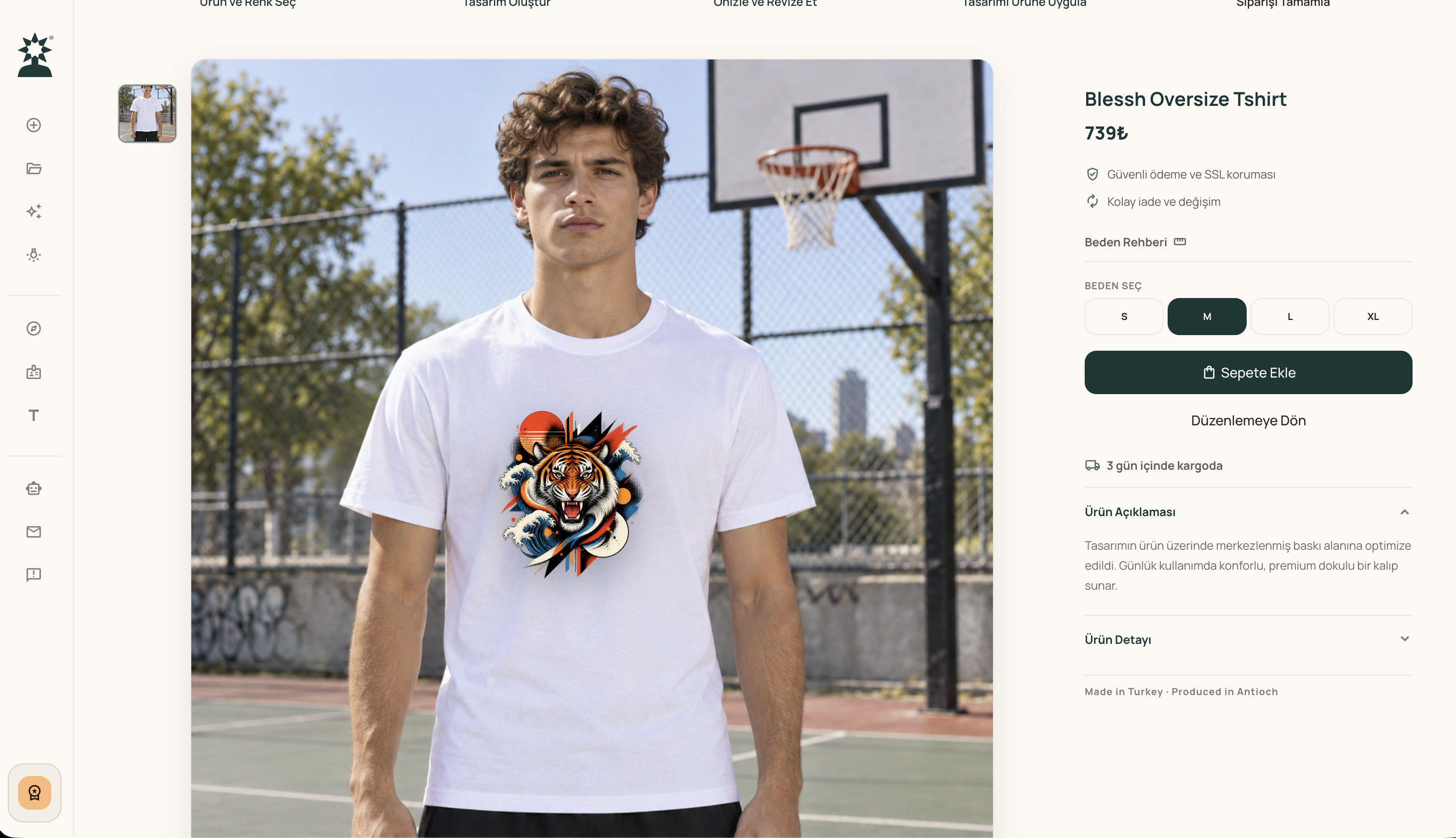BLESSH — AI-Powered Custom Streetwear ekran görüntüsü